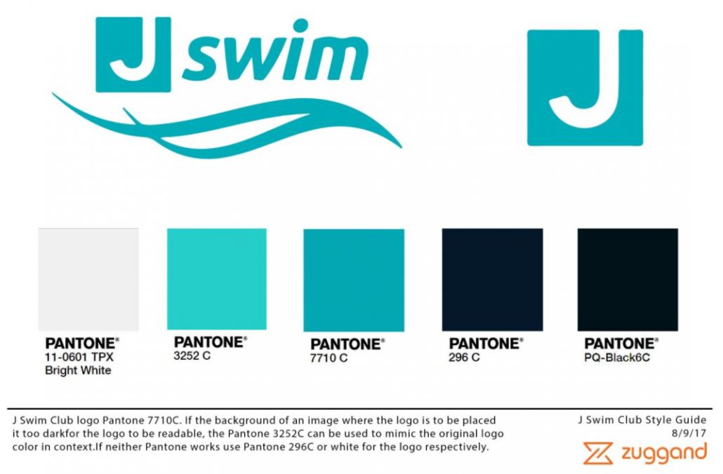 J Swim Club Color Palette